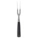 A Mercer Culinary Z&#252;M Forged Carving Fork with a black handle.