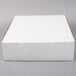 A white bakery box with a lid.