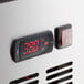 An Avantco 2 drawer refrigerated chef base with a digital thermostat display showing red numbers.