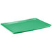 A green rectangular Winholt display tray.