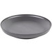 A graphite grey Dinex Insul-Base meal delivery base on a counter.