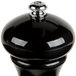A Fletchers' Mill Marsala black pepper mill with a silver top.