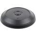 A black Dinex Onyx Insulated meal delivery base with a circle on it.