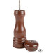 A Fletchers' Mill Federal 6" wooden pepper mill with a walnut stain.