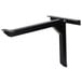 A black metal Lancaster Table & Seating Cantilever Table Bracket.