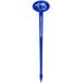 A blue plastic WNA Comet stirrer with white text.
