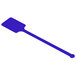 A blue plastic rectangular stirrer with a handle.