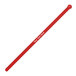 A red plastic flat stirrer with a slim jim on the end.