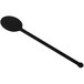 A black plastic oval stirrer with a long handle.