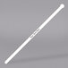 A white WNA Comet Slim Jim and flat stirrer stick with black text that says "White"