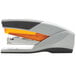 A Swingline stapler with grey and orange accents.