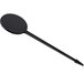 A black plastic WNA Comet Spirit Upright Oval Pick with a long handle.