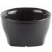 A black Cambro insulated plastic bowl with a white background.