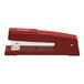 A Swingline 747 Classic red stapler on a white background.