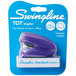 A package of purple Swingline TOT staplers.