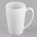 A white Libbey Porcelana mug with a handle.