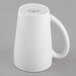 A Libbey Porcelana white mug with a handle.