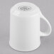 A white Libbey Porcelana Kona mug with a handle.