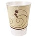 A Solo Symphony foam cup with a swirl design.