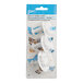 A package of white plastic Ateco butterfly plunger cutters with butterflies on it.