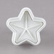 A white Ateco star pastry cutter.