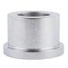 A silver metal Cooking Performance Group door shaft bushing with a hole.