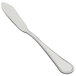 A 10 Strawberry Street stainless steel butter knife with a pearl handle.