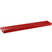 A red plastic tray rail for Cambro Versa food bars.