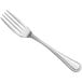 An Acopa Edgeworth stainless steel dinner fork with a silver handle.