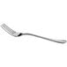 An Acopa Landsdale stainless steel dinner fork with a silver handle on a white background.