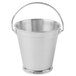 A Clipper Mill stainless steel mini pail with handle.