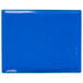 A cobalt blue rectangular cast aluminum platter.