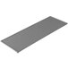 A rectangular grey granite cast aluminum Tablecraft cooling platter.