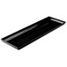 A black rectangular Tablecraft platter with a handle.