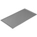 A Tablecraft rectangular granite cast aluminum tray with a gray surface.