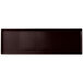 A black rectangular Tablecraft cooling platter with a dark brown speckled finish.