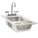 An Advance Tabco stainless steel sink with a faucet.