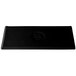 A black rectangular Tablecraft cooling platter with a logo on it.