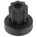 A black plastic Waring coupling kit nut with a hole in it.