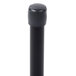 A black powder coated iron cylinder with a white top.
