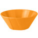 A Tablecraft orange cast aluminum serving bowl.