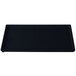A black rectangular Tablecraft cooling platter with a white border.