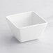 Acopa 6 oz. Square Bright White Porcelain Bouillon - 36/Case