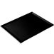 A black rectangular Tablecraft cast aluminum cooling platter.