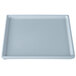 A gray rectangular Tablecraft cooling platter.