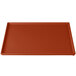 A rectangular copper cast aluminum cooling platter on a white background.