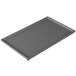 A Tablecraft granite cast aluminum rectangular cooling tray with a gray surface.