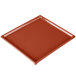 A copper rectangular cooling platter with a white background.