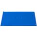 A blue rectangular Tablecraft cooling platter.