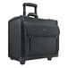 A black Solo Herald Classic rolling catalog case with a handle and wheels.